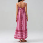 Damen Maxikleid mit raffiniertem Boho-Muster R&B