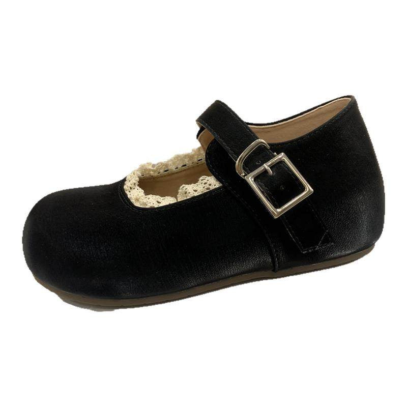 Damen Mary Jane Schuhe mit dekorativer Schnalle und eleganter Spitze R&B