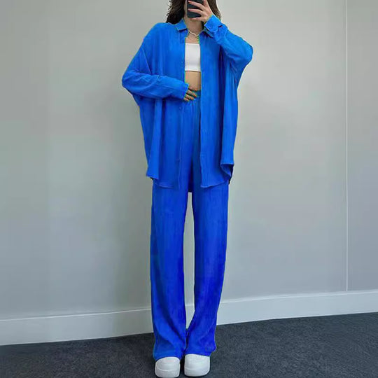 Damen lässiger Overall mit schickem Hemd R&B