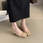 Damen Ballerinas mit dekorativem Schleifenakzent und bequemer Innensohle R&B