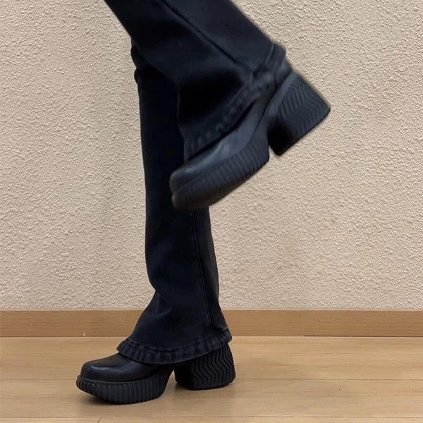 Damen Komfortable Plattform-Clogs mit rutschfester Sohle und ergonomischem Design