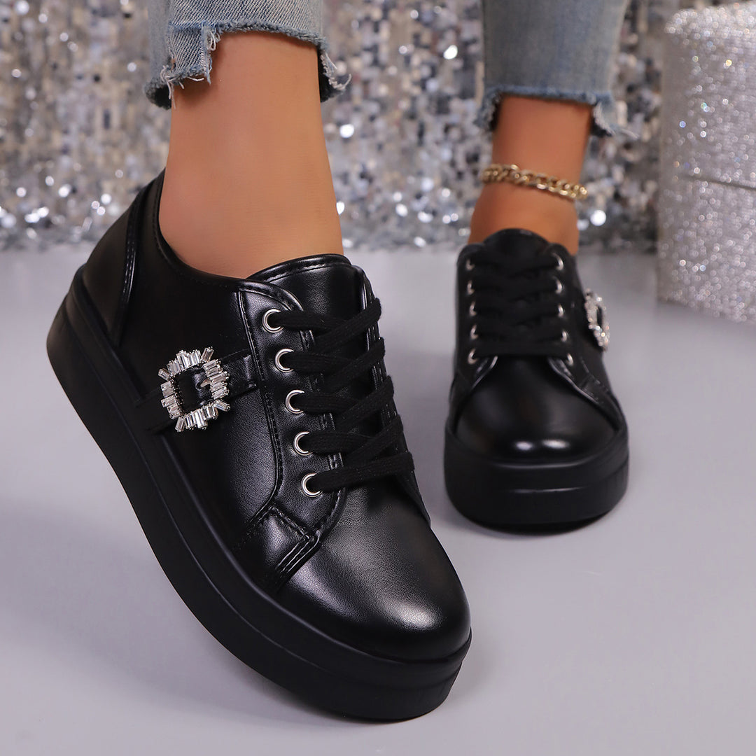Damen modische Sneakers mit funkelndem Detail R&B