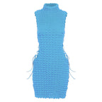 Damen Bodycon Kleid mit raffiniertem Strukturdesign R&B