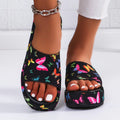Damen Komfortable Zehentrenner-Sandalen mit modischem Schmetterlingsdesign R&B