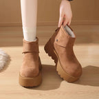Damen Komfortable Winterstiefel mit kuscheligem Innenfutter und rutschfester Sohle R&B