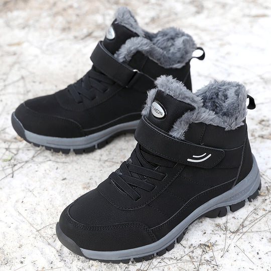 Damen isolierte Winterstiefel mit rutschfester Sohle und weichem Innenfutter R&B