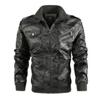 Herren camouflage Freizeitjacke mit stylischen Reißverschlusstaschen R&B