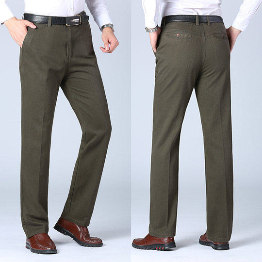 Herren Elegante Anzughose mit schmalem Schnitt und praktischen Taschen R&B
