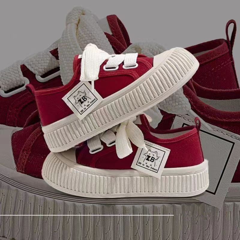 Damen Sneaker mit trendiger Plateau-Sohle und komfortablem Obermaterial