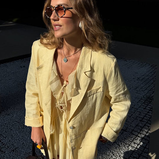 Damen Blazer mit lässigem Schnitt R&B
