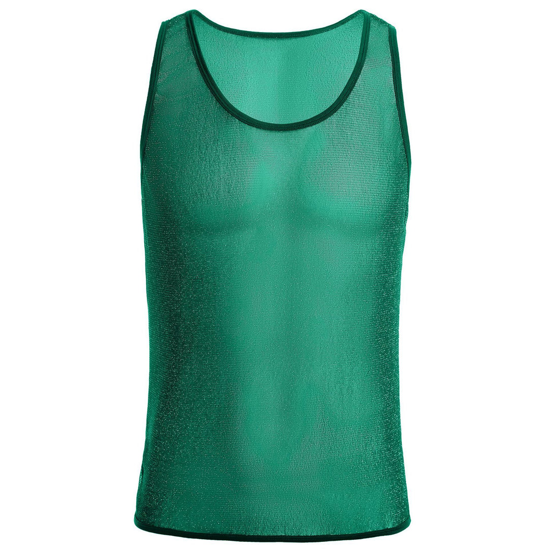 Herren Sportliches Netz-Tanktop R&B