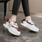 Damen modische Chunky Sneaker mit innovativem Obermaterial und sportlichem Design R&B