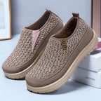 Damen Strick-Sneaker mit elastischem Einstieg und rutschfester Sohle R&B