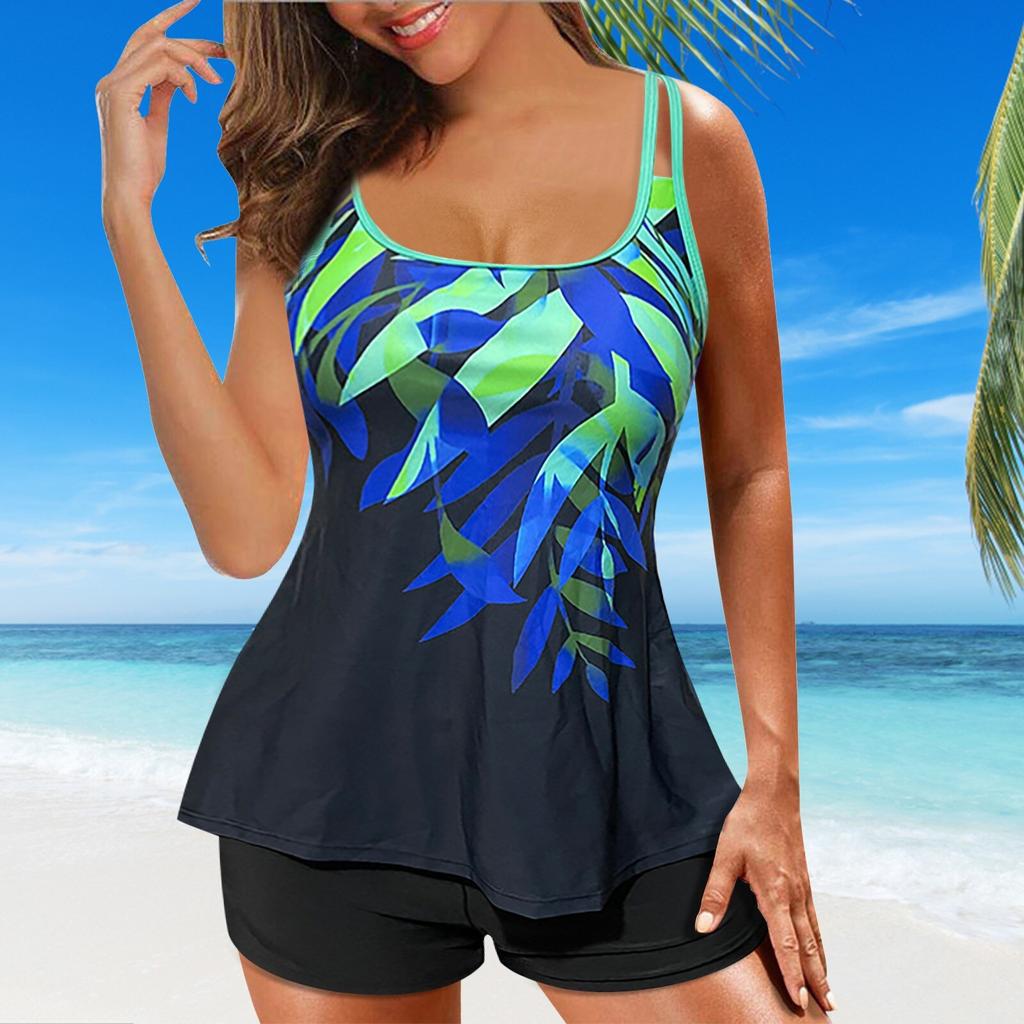 Damen Modisches Tankini-Set mit Shorts R&B