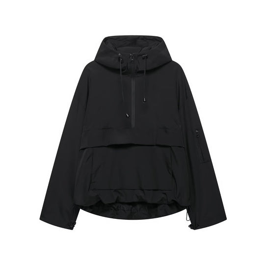 Damen lässige Übergangsjacke mit hohem Kragen und praktischen Taschen R&B