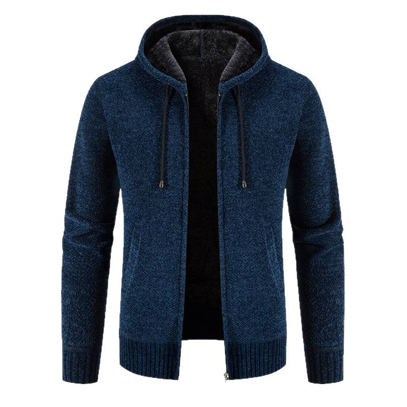 Herren Kapuzenjacke mit weichem Innenfutter und innovativem Design R&B