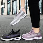 Damen Sportliche Fitness-Sneaker mit atmungsaktivem Obermaterial und rutschfester Sohle R&B