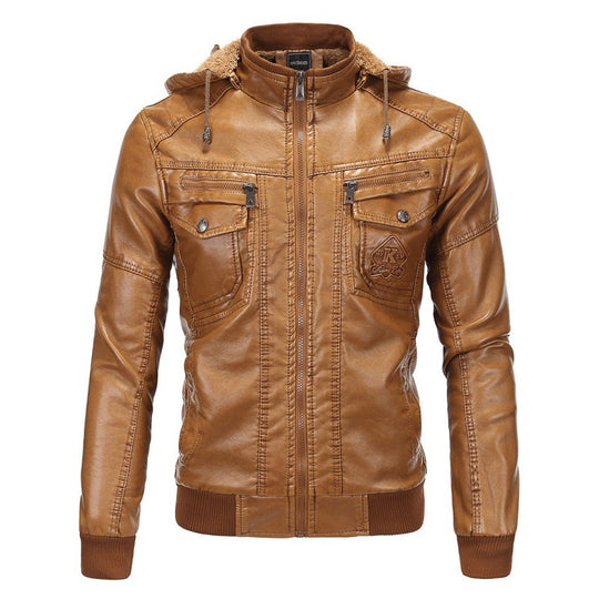 Herren jacke mit abnehmbarem Innenfutter und praktischen Taschen R&B
