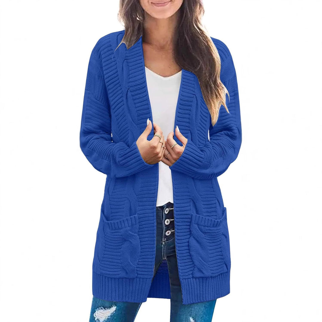 Damen lässiger Strickcardigan R&B