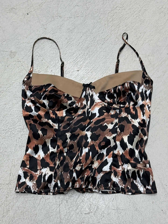 Damen Top mit Raffung und Spagettiträgern R&B