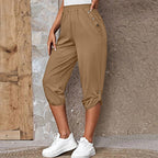 Damen Sportliche Jersey-Hosen R&B