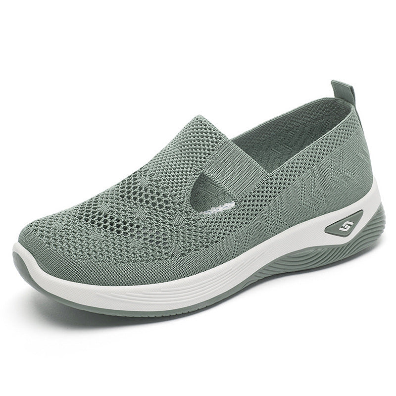 Damen Bequeme und atmungsaktive Knit-Slipper R&B