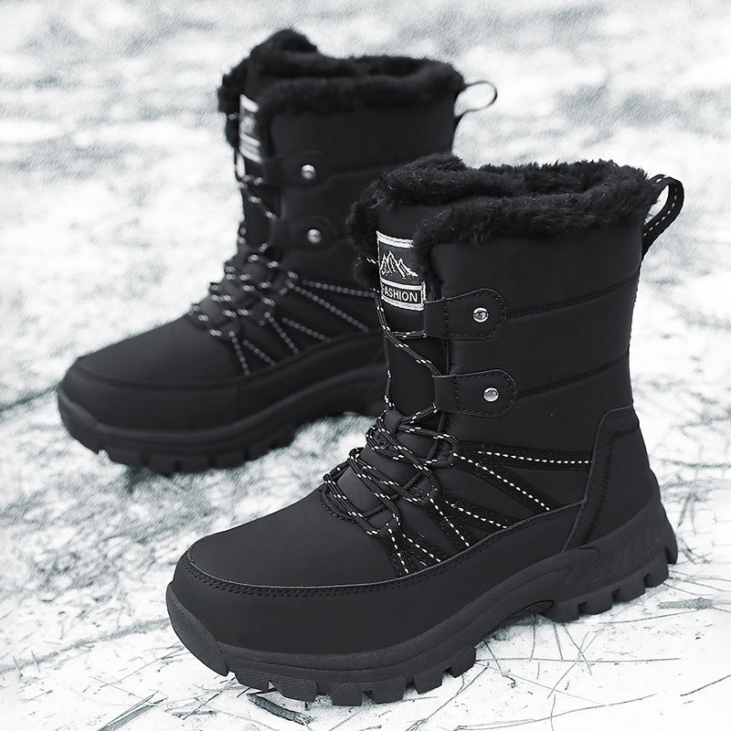 Damen Gefütterte Winterstiefel mit rutschfester Sohle und isolierender Polsterung R&B