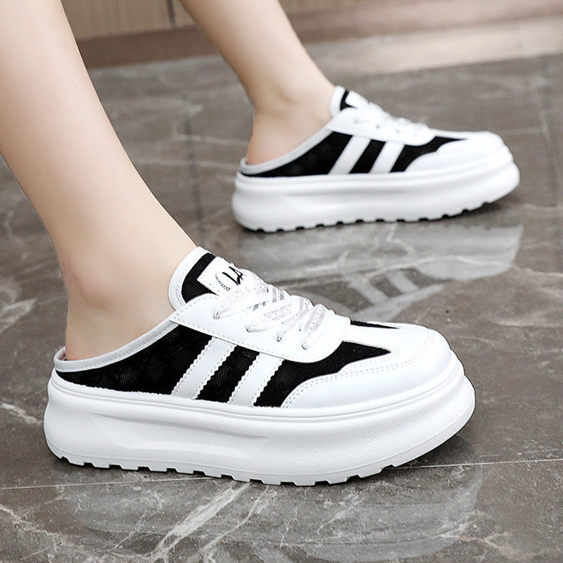 Damen bequeme Freizeitschuhe mit großzügigem Fersenbereich und modischem Design R&B