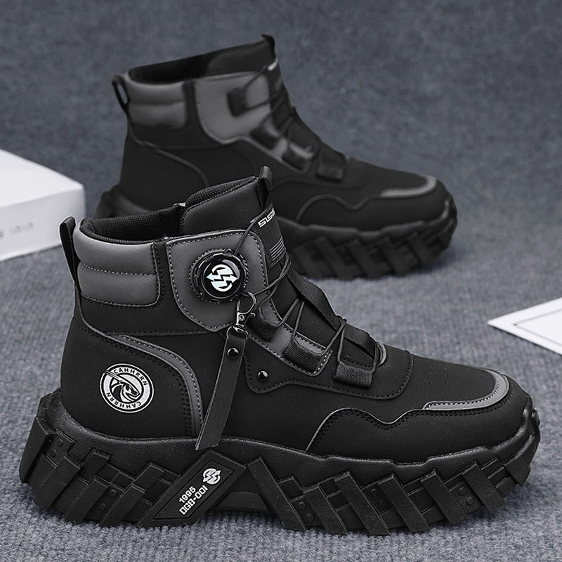 Damen Schnürstiefel mit rutschfester Sohle und innovativem Verschlusssystem R&B