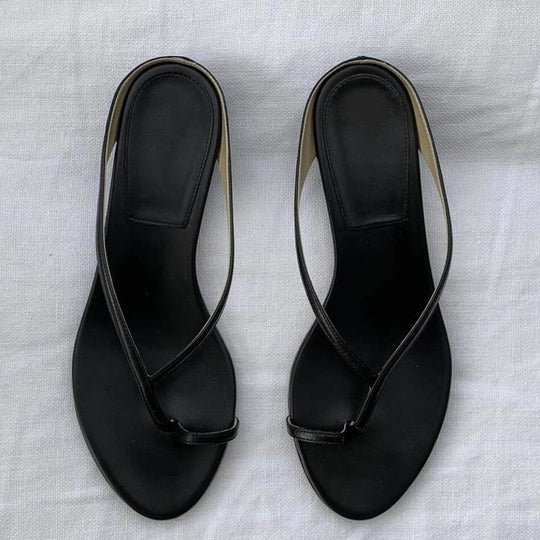 Damen elegante Zehentrenner mit minimalistischer Fußbettgestaltung R&B