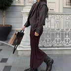 Damen Designer blazer mit Gürtel und dekorativen Schnüroptiken R&B