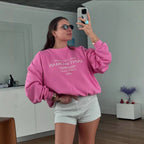R&B | Sweatshirt Gerippter Saum