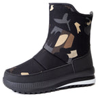 Damen Isolierte und wasserabweisende Winterstiefel mit elastischem Verschluss R&B