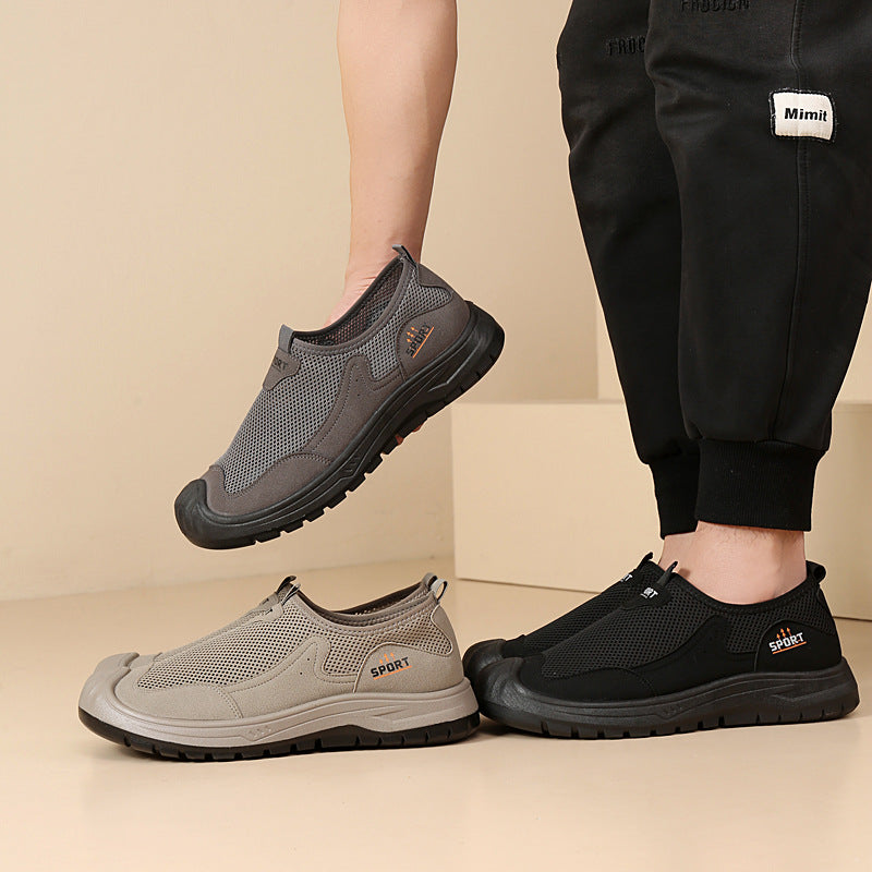 Damen Sportliche Freizeitschuhe mit atmungsaktivem Netzdesign und rutschfester Sohle R&B