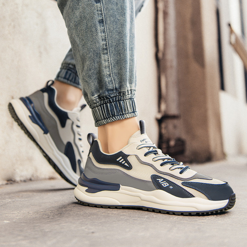 Damen modische und komfortable Sneakers mit dämpfender Sohle und atmungsaktivem Obermaterial R&B