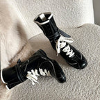 Damen Sportliche High-Top Sneakers mit modischem Schnürdesign und praktischem Klettverschluss R&B