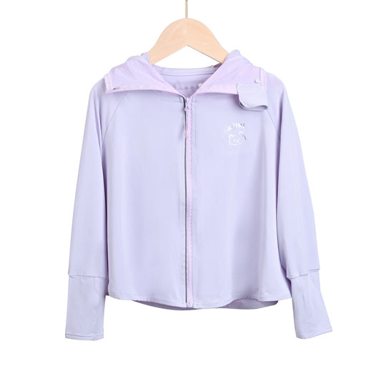 Damen Leichte und atmungsaktive Kapuzenjacke mit tierischem Aufdruck R&B