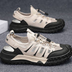 Damen Komfortable Sport Sandalen mit atmungsaktivem Obermaterial und rutschfester Sohle R&B