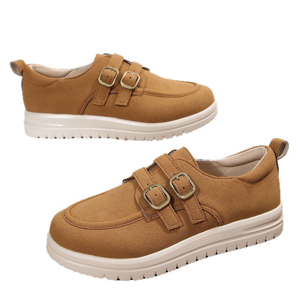 Damen Bequeme Sneakers mit verstellbaren Riemen und dämpfender Sohle R&B