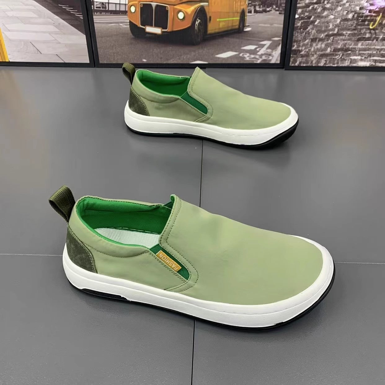 Damen Casual Slip-On Sneakers