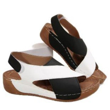 Damen Komfortable Riemensandalen mit elegantem Kreuzbanddesign R&B