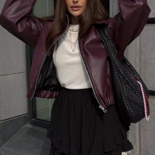 Damen Lässige jacke im sportlichen Stil mit elastischem Bund R&B