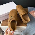 Damen Komfortable Slipper aus hochwertigem Wildleder R&B