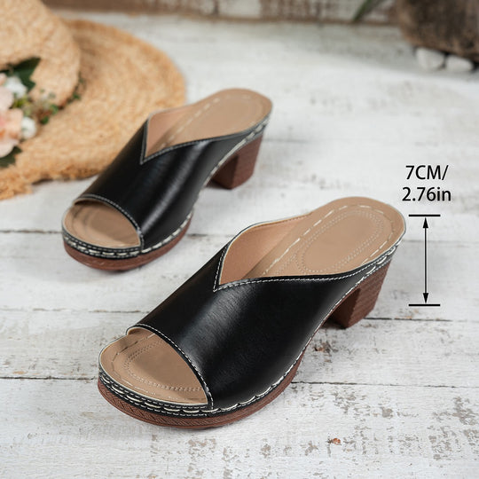 Damen moderne High Heels mit offener Zehenfront R&B