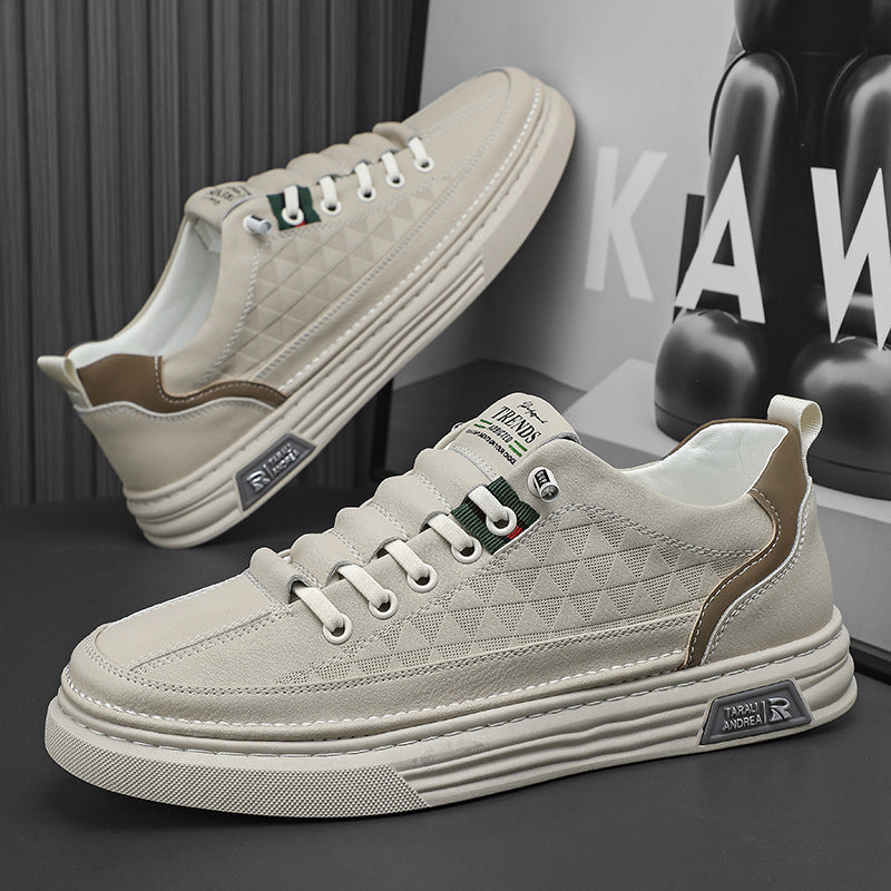 Damen modische Sneakers mit hochwertigem Obermaterial und strukturiertem Design R&B