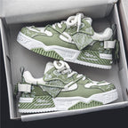Damen Sportliche Sneakers mit modernem grafischen Design und hoher Dämpfung