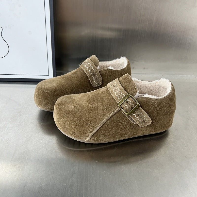 Damen Clogs mit weichem Innenfutter und praktischem Riemenverschluss R&B