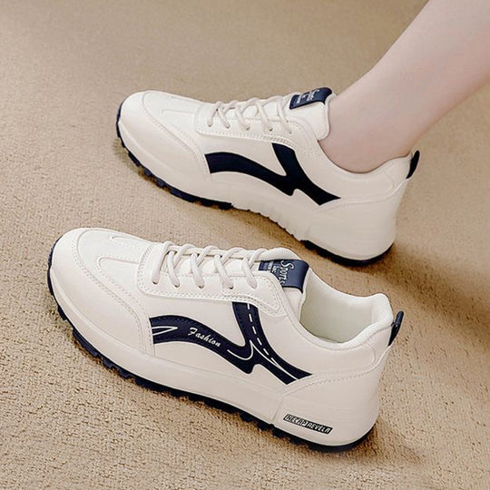 Damen leichte und sportliche Sneaker mit dämpfender Sohle R&B