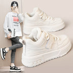 Damen High-Top Sneakers mit gefüttertem Innenbereich und Klettverschluss R&B