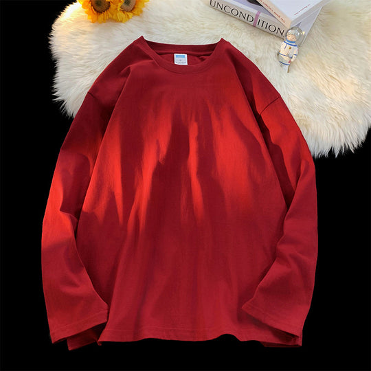Damen Lässiges Langarmshirt aus hochwertiger Baumwolle R&B